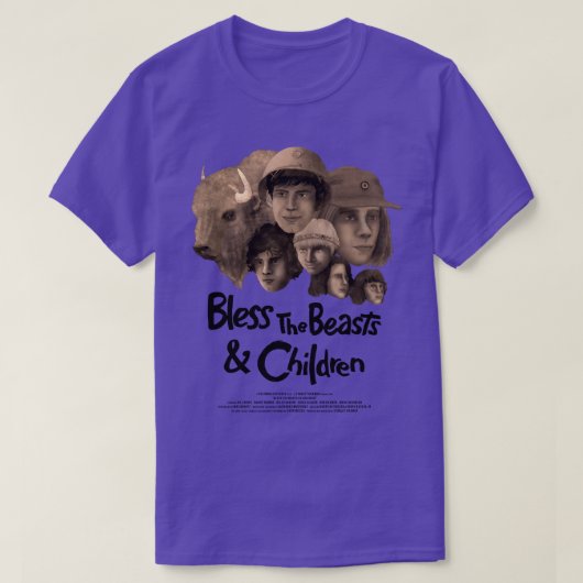 Beasten en kinderen laten vallen t-shirt (Design voorkant)