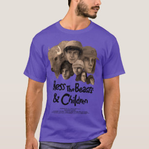 Beasten en kinderen laten vallen t-shirt