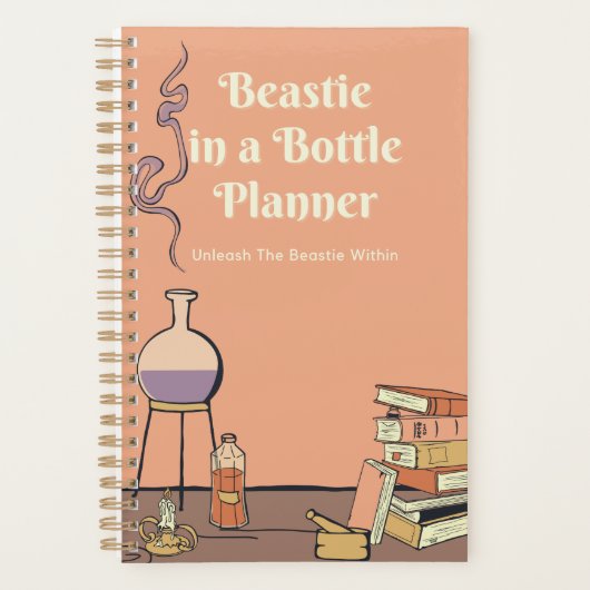 Beastie in een kleine planner (Voorkant)