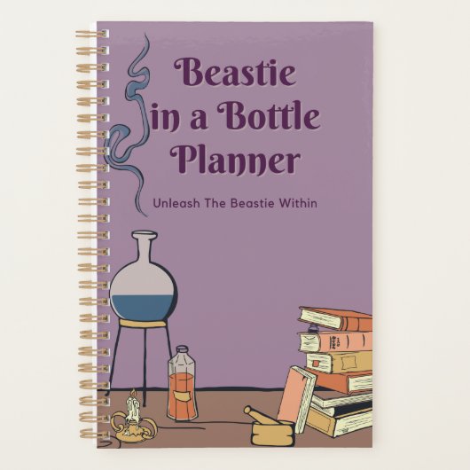 Beastie in een kleine planner (Voorkant)