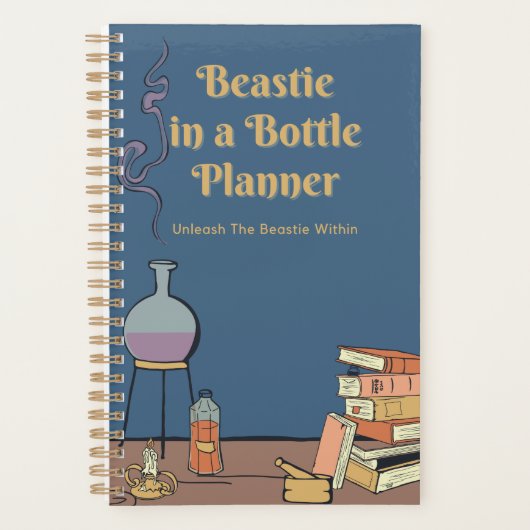 Beastie in een kleine planner (Voorkant)