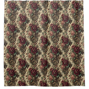 Beastly Bouquet – Gotisch Victoriaans Douchegordijn