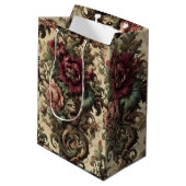 Beastly Bouquet – Gotisch Victoriaans Medium Cadeauzakje (Achterkant Gekanteld)