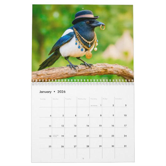Beastly Sayings – 2026 Animal Idiom Calendar Kalender (Jan 2026)