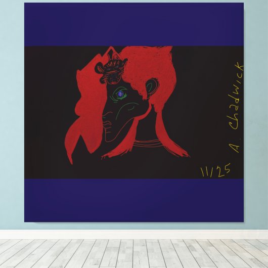 Beastmaster Queen Canvas Afdruk (Insitu (Houten vloer))