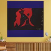 Beastmaster Queen Canvas Afdruk (Insitu (Woonkamer))