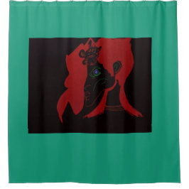 Beastmaster Queen Douchegordijn