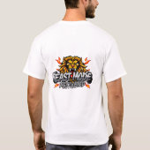 Beastmodus geactiveerd t-shirt (Achterkant)