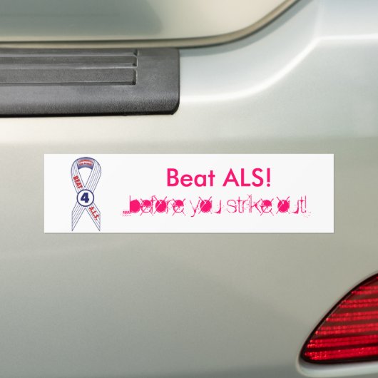Beat ALS Bumpersticker (Op auto)
