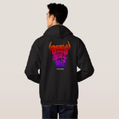 "Beat$andBull$hit" Zwart Hoodie (Achterkant volledig)
