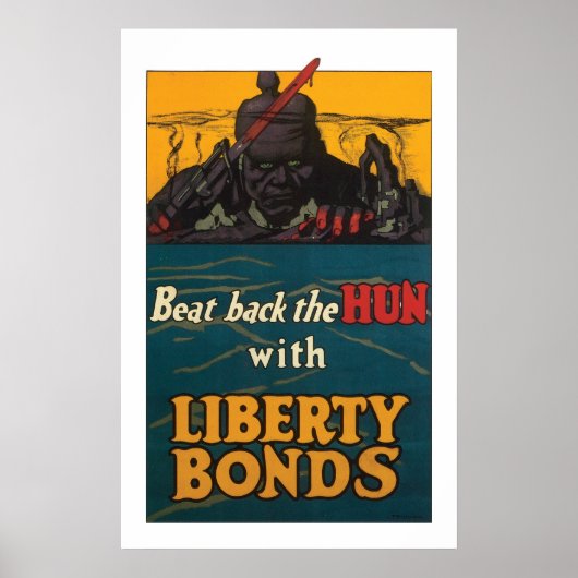 Beat Back the Hun Hun Poster (Voorkant)