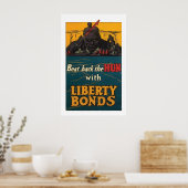 Beat Back the Hun Hun Poster (Keuken)
