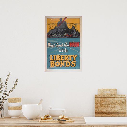 Beat Back the Hun Hun Poster (Keuken)