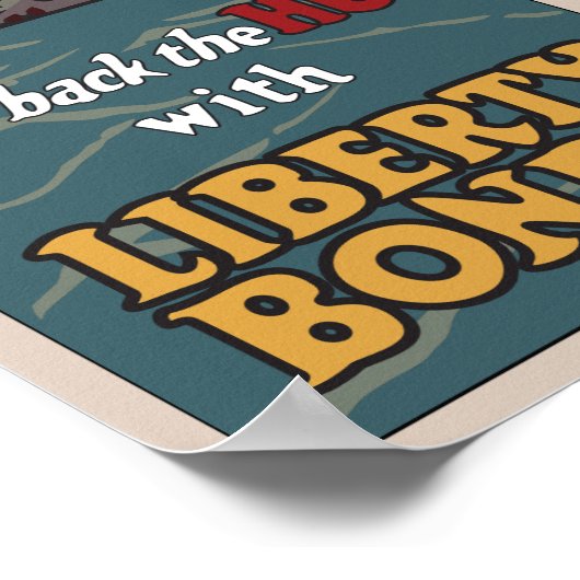 Beat Back the Hun WW1 Propaganda Poster (Hoek)