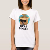 Beat Boxer Funny Beatboxer Box Pun T-shirt (Voorkant)