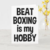 Beat Boxing Is Mijn Hob2 Kaart (Gele Bloem)