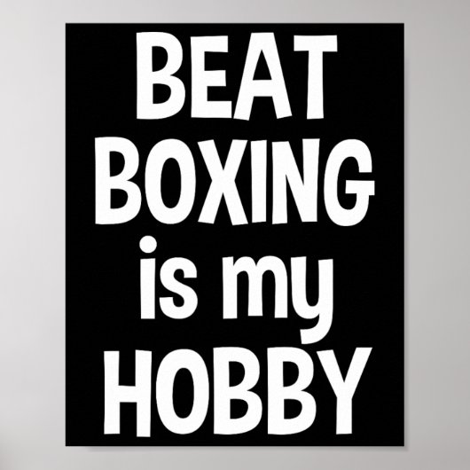 Beat Boxing is mijn Hob3 Poster (Voorkant)