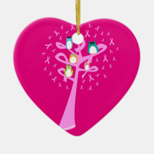 Beat Breast Cancer Keramisch Ornament