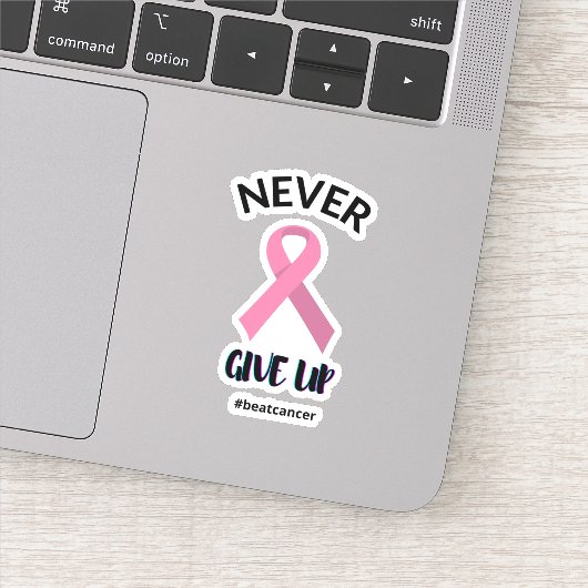 Beat Cancer Bewareness Sticker (Detail)