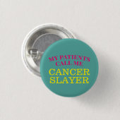 Beat Cancer - Dank u Button (Voorkant /achterkant)