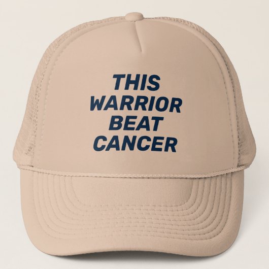 Beat Cancer Trucker Hat Pet (Voorkant)