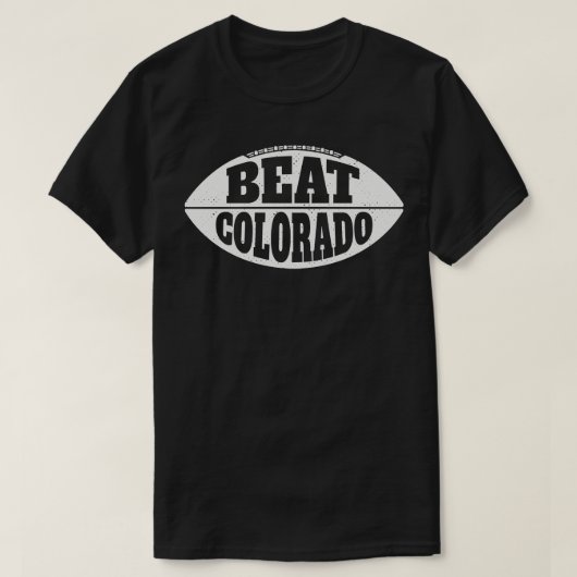  Beat Colorado Gameday Retro Nebraska T-shirt (Design voorkant)