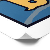 Beat de Hun terug met de vrijheidsvijvers Poster (Hoek)