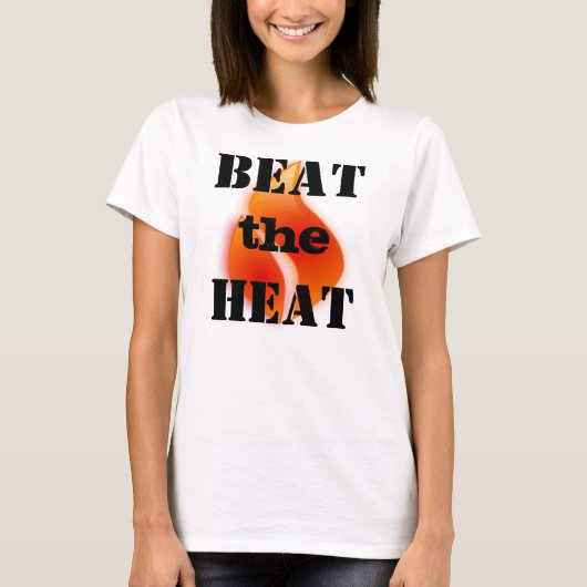 BEAT DE WARMTE T-SHIRT (Voorkant)