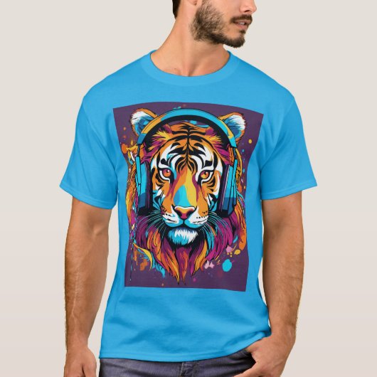 Beat Dropper: premium DJ-stijl grafisch T-shirt (Voorkant)