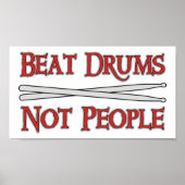 Beat Drums Poster (Voorkant)