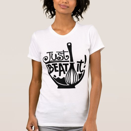 Beat het gewoon, Whisk Cook T-shirt (Voorkant)
