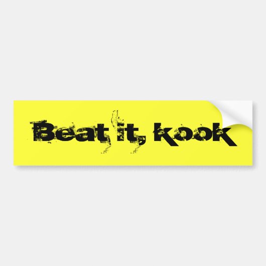 Beat het, kook bumpersticker (Voorkant)