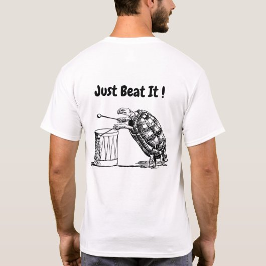 Beat het schildertje t-shirt (Achterkant)