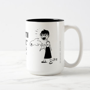 Beat Iemand met een Baby Shark Mok