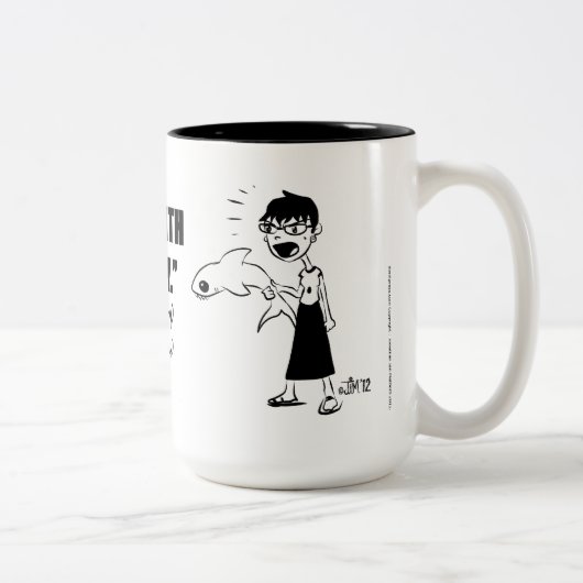 Beat Iemand met een Baby Shark Mok (Rechts)