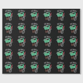 Beat It Funny Baking Pun Dark BG Cadeaupapier (Vlak)