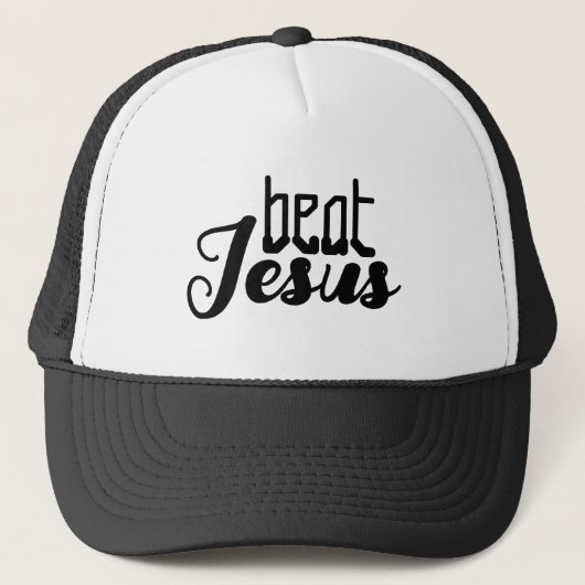 BEAT JESUS TRUCKER PET (Voorkant)