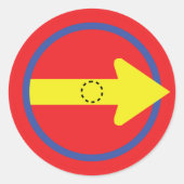 Beat Juggling Ronde Sticker (Voorkant)