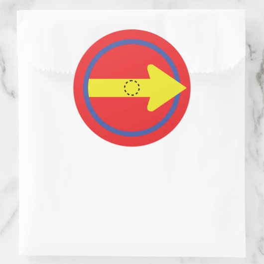 Beat Juggling Ronde Sticker (Tas)