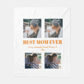 Beat mam Ever Custom 4 photocollage Fleece Deken (Voorkant)