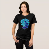 "Beat Master: Hypnotische DJ Vibes" Tri-Blend Shirt (Voorkant volledig)