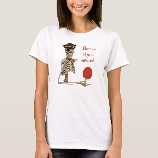 Beat Me Pirate Ping Pong T-shirt (Voorkant)