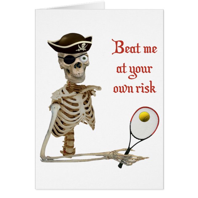 Beat Me Tennis Pirate (Voorkant)