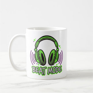 BEAT MODE | Kracht, Muziek & Motivatie Graf Koffiemok