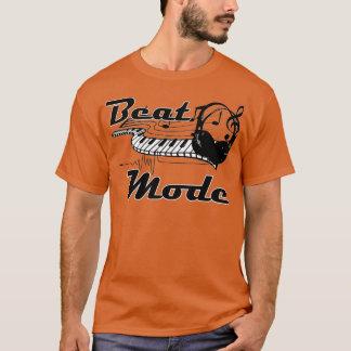 Beat Mode Music Lover Producer DJ Design  T-shirt