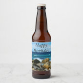 Beat of the Ocean, Happy Birthday, Bier Etiket (Voorkant)