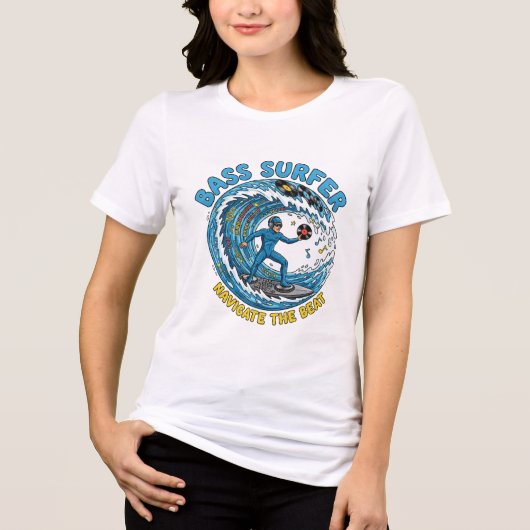Beat Rider Surfing DJ T-shirt (Voorkant)