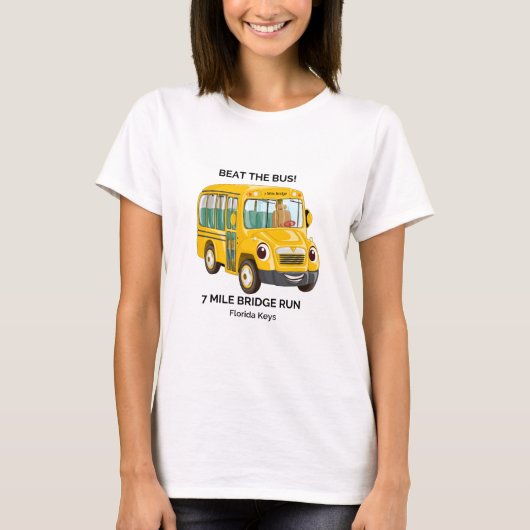 Beat the Bus, 7-mijlbrug run T-shirt (Voorkant)
