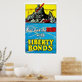 Beat the Huns - Afdrukken Poster (Keuken)