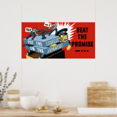 Beat the Promise - WW2 Poster (Keuken)